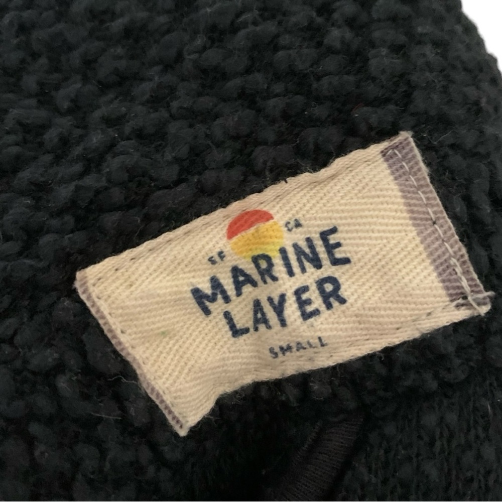 Marine Layer Birdseye Textured Open Front Cardigan - image 6